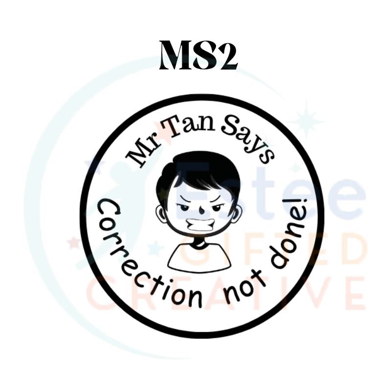 Customised Teacher Marking Stamps for Male Teachers | Self-Inking | 28×33mm | Fun & Expressive Feedback