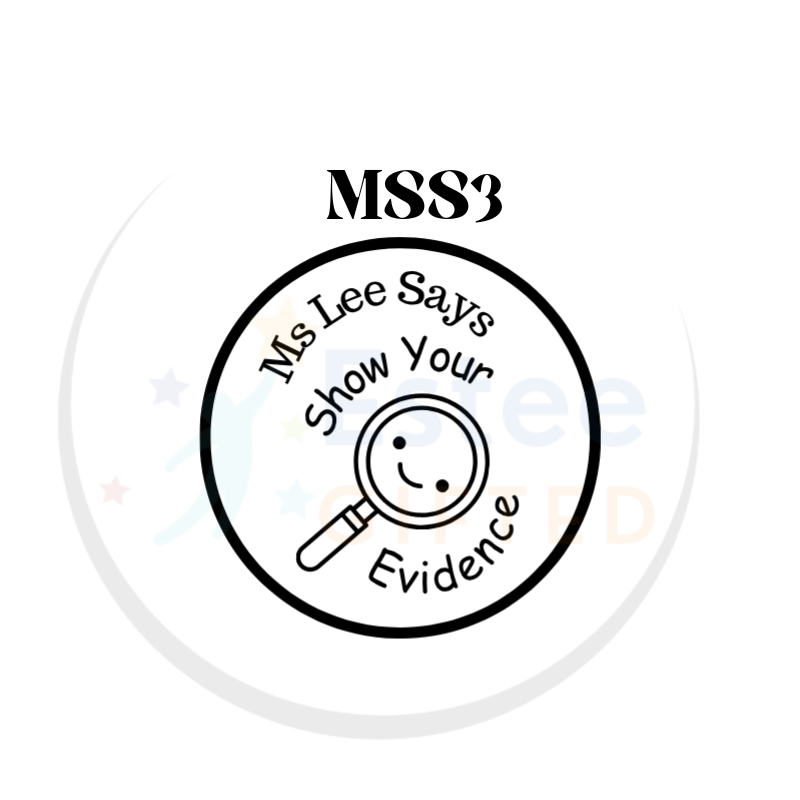 Customised Science Motivational Teacher Stamp | 6 C.E.R. Themed Stamps | Self-Inking | 30mm x 28mm