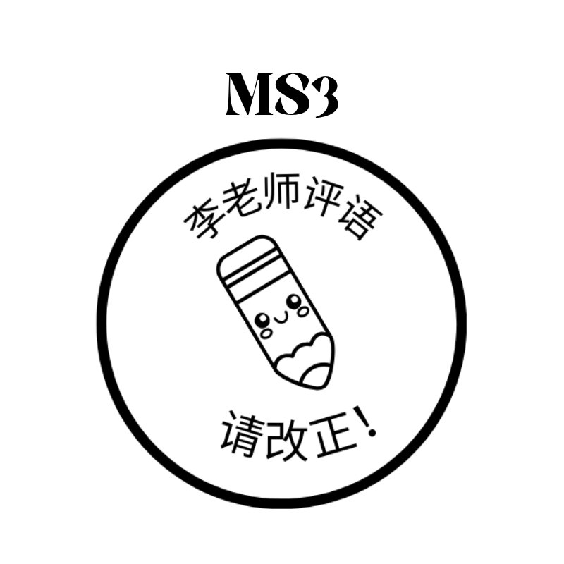 Custom Chinese Teacher Stamps | Fun & Encouraging Self-Inking Stamp | 28mm x 33mm | Personalised with Name