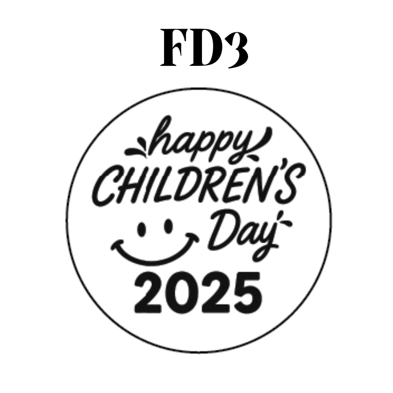 Children's Day Custom Wooden Keychain | FREE Name Engraving | Perfect Gift for Students | 2025