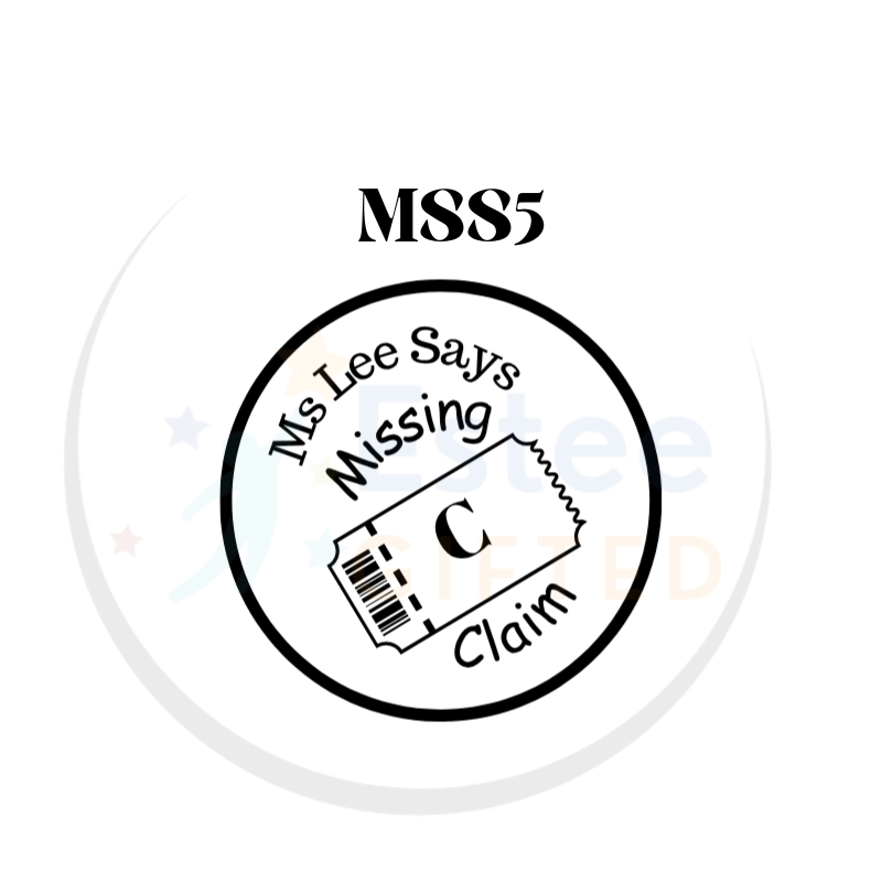 Customised Science Motivational Teacher Stamp | 6 C.E.R. Themed Stamps | Self-Inking | 30mm x 28mm