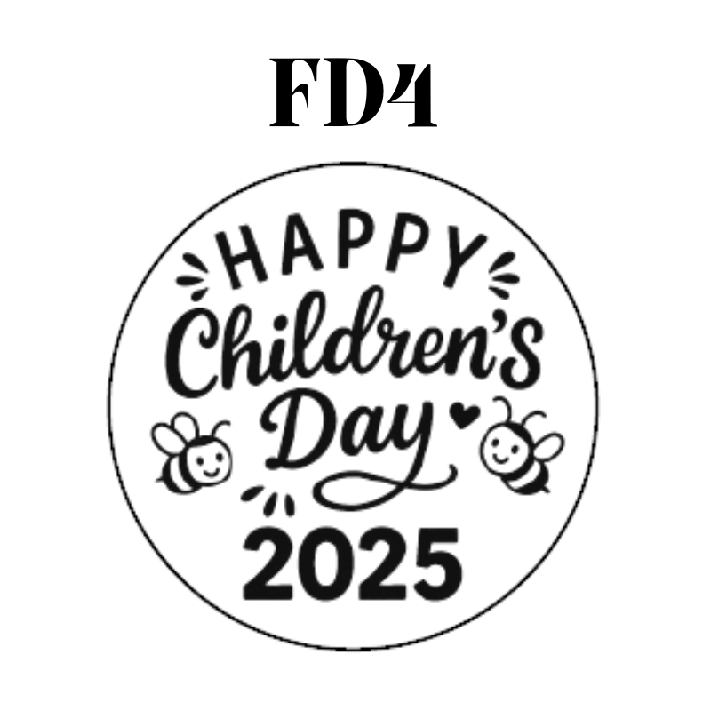 Children's Day Custom Wooden Keychain | FREE Name Engraving | Perfect Gift for Students | 2025
