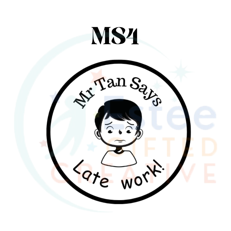 Customised Teacher Marking Stamps for Male Teachers | Self-Inking | 28×33mm | Fun & Expressive Feedback