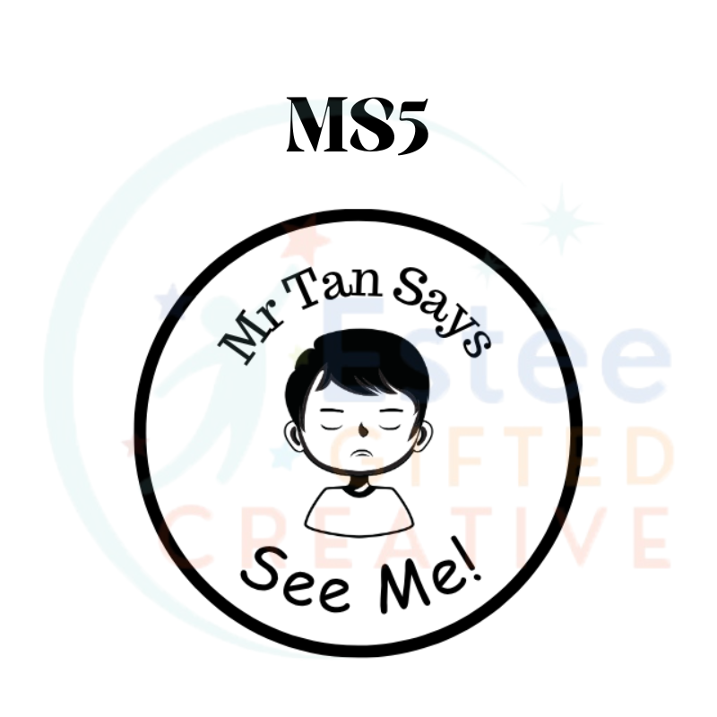 Customised Teacher Marking Stamps for Male Teachers | Self-Inking | 28×33mm | Fun & Expressive Feedback