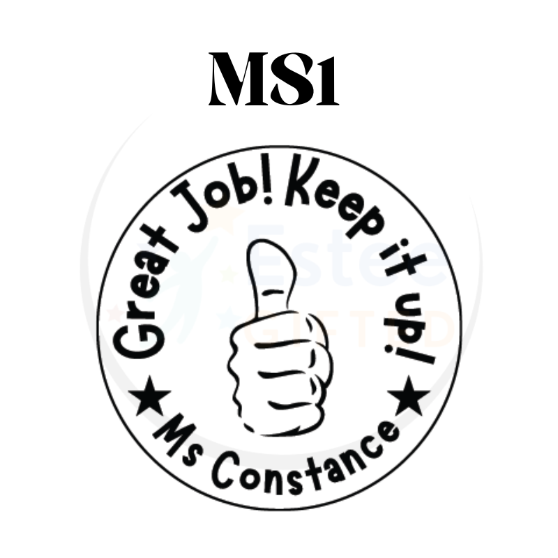 Custom Motivational Stamps for Teachers | Fun & Effective Self-Inking Stamp | 30mm x 28mm | Personalised with Name