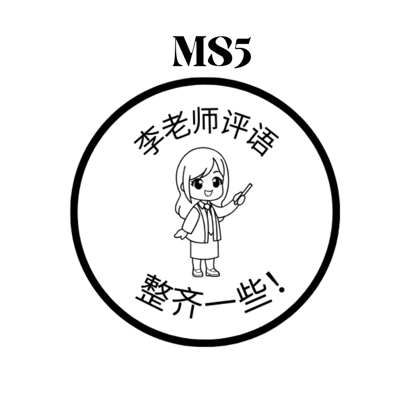 Custom Chinese Teacher Stamps | Fun & Encouraging Self-Inking Stamp | 28mm x 33mm | Personalised with Name