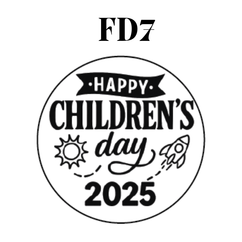 Children's Day Custom Wooden Keychain | FREE Name Engraving | Perfect Gift for Students | 2025