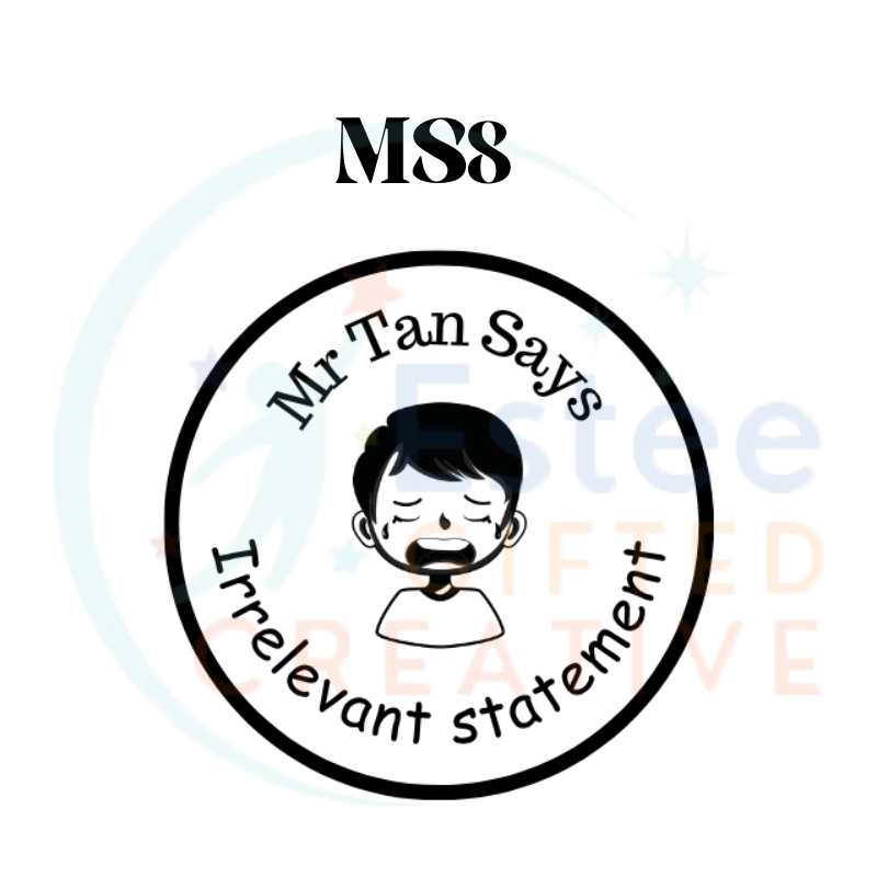 Customised Teacher Marking Stamps for Male Teachers | Self-Inking | 28×33mm | Fun & Expressive Feedback