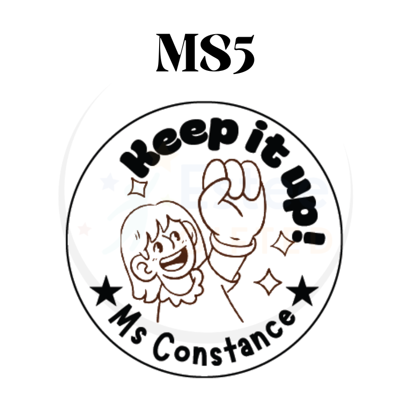 Custom Motivational Stamps for Teachers | Fun & Effective Self-Inking Stamp | 30mm x 28mm | Personalised with Name