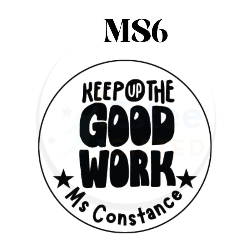 Custom Motivational Stamps for Teachers | Fun & Effective Self-Inking Stamp | 30mm x 28mm | Personalised with Name