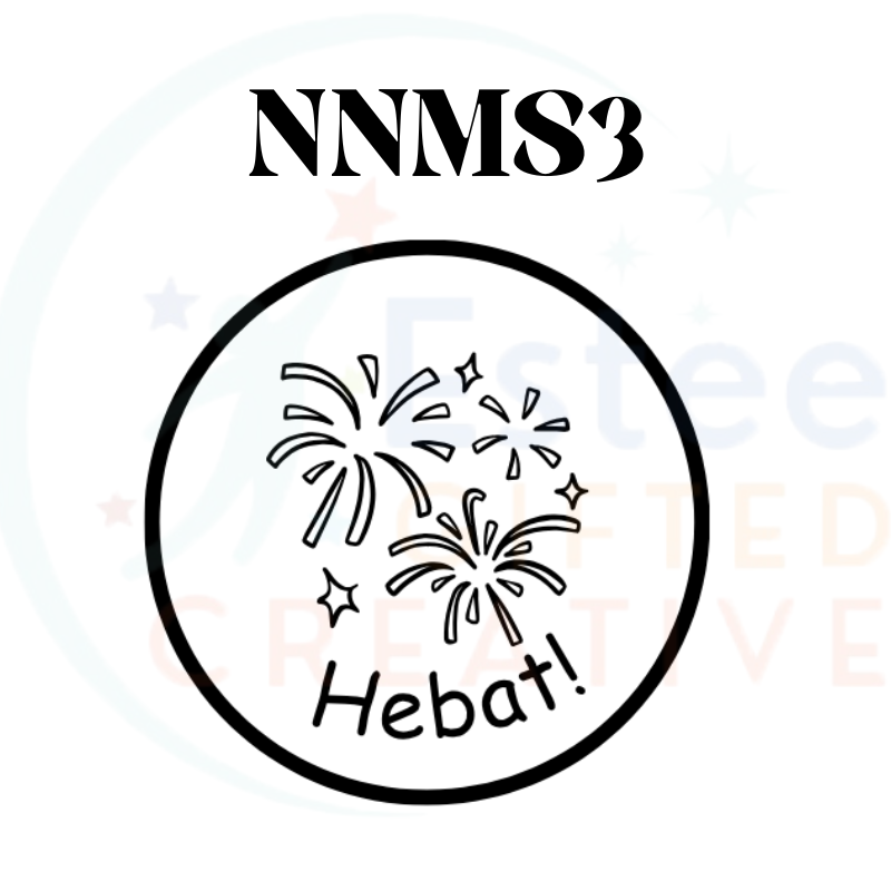 Custom Motivational Stamps for Malay Teachers | Fun & Effective Self-Inking Stamp | 30mm x 28mm | Personalised with Name