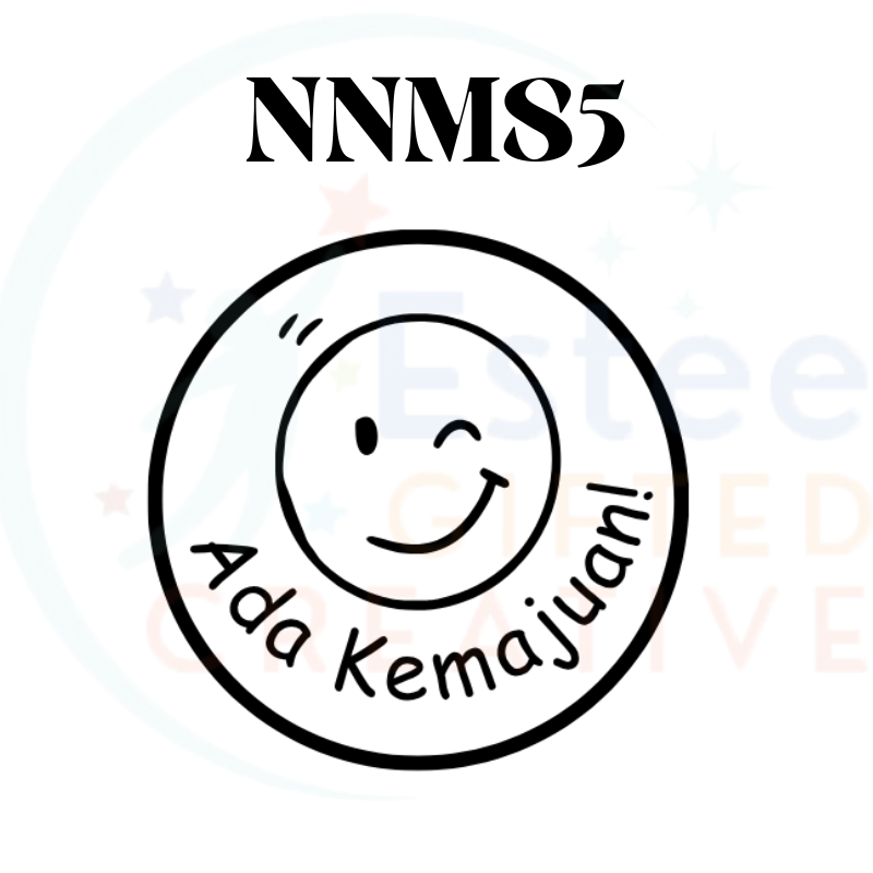 Custom Motivational Stamps for Malay Teachers | Fun & Effective Self-Inking Stamp | 30mm x 28mm | Personalised with Name
