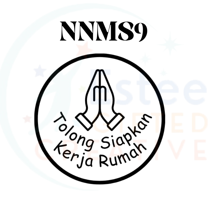 Custom Motivational Stamps for Malay Teachers | Fun & Effective Self-Inking Stamp | 30mm x 28mm | Personalised with Name