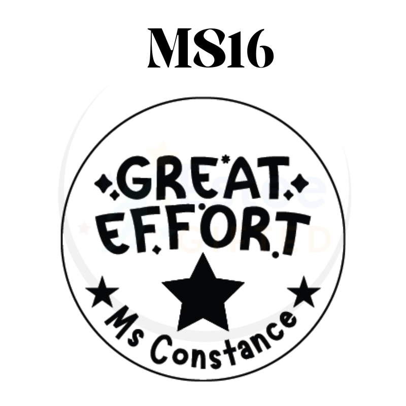 Custom Motivational Stamps for Teachers | Fun & Effective Self-Inking Stamp | 30mm x 28mm | Personalised with Name