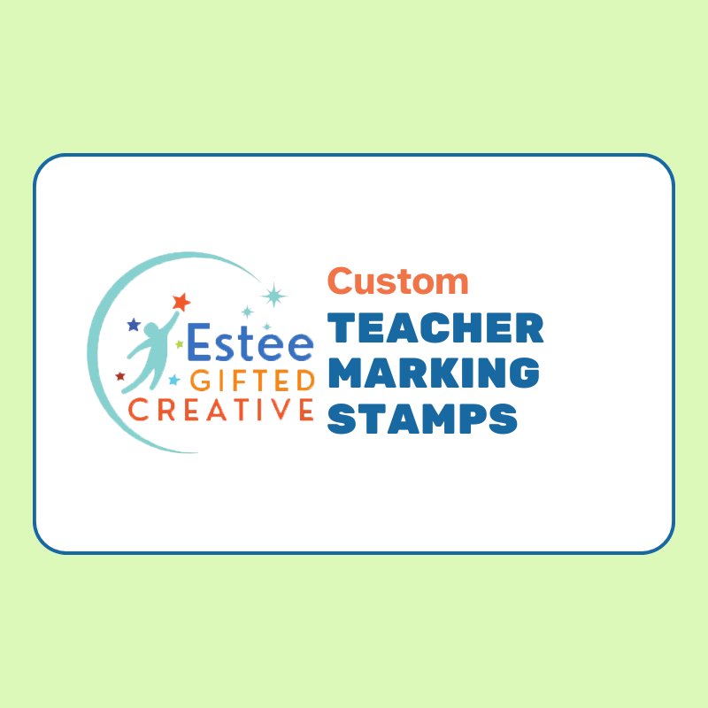 Custom Motivational Stamps for Malay Teachers | Fun & Effective Self-Inking Stamp | 30mm x 28mm | Personalised with Name