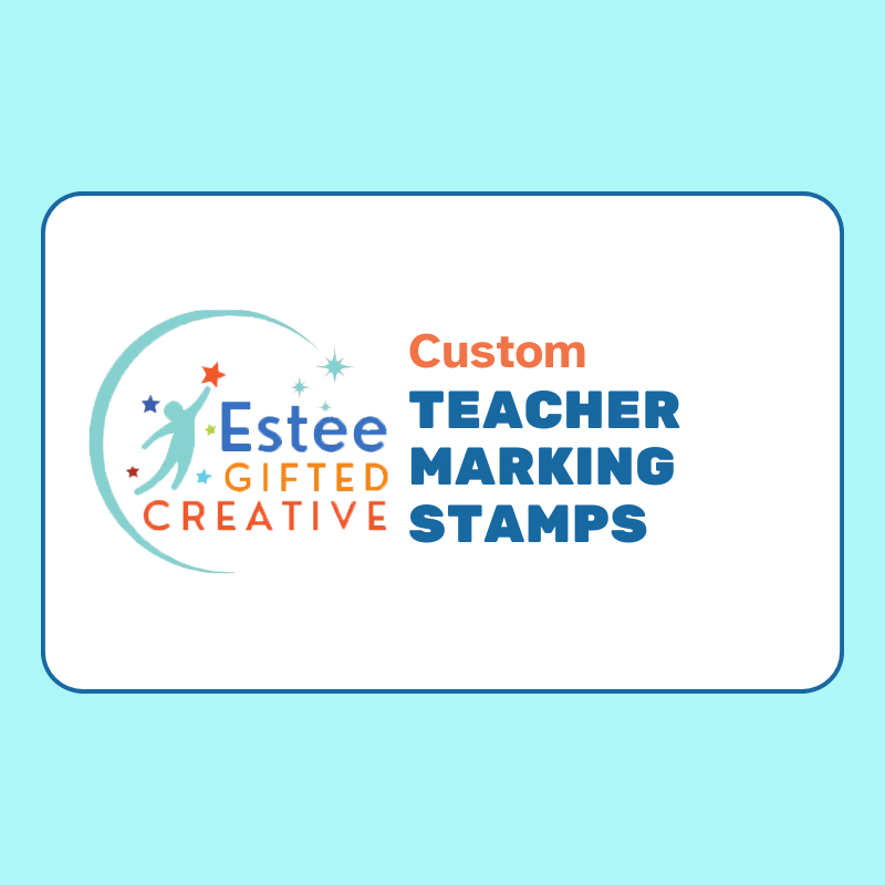 Customised Teacher Marking Stamps for Male Teachers | Self-Inking | 28×33mm | Fun & Expressive Feedback
