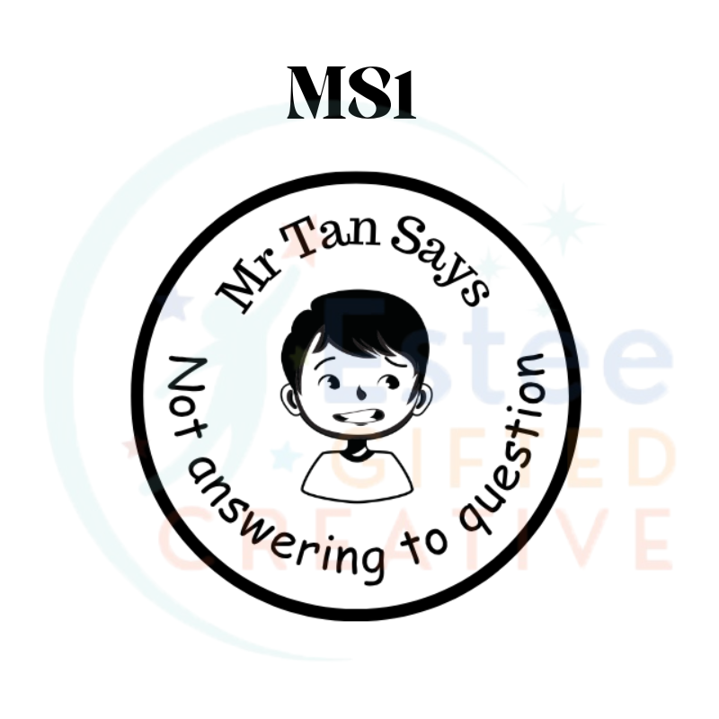 Customised Teacher Marking Stamps for Male Teachers | Self-Inking | 28×33mm | Fun & Expressive Feedback