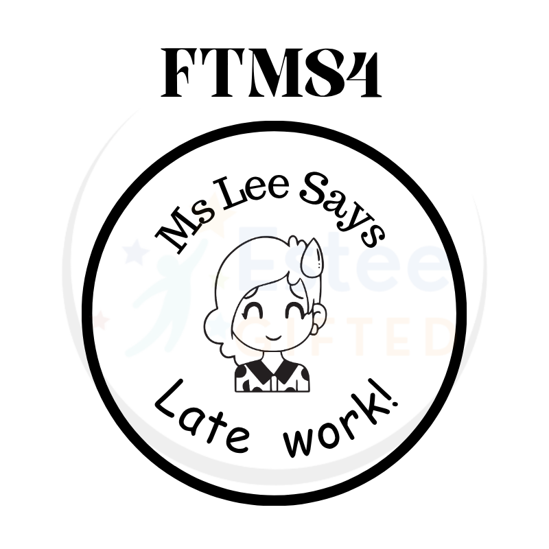 Custom Teacher Marking Stamps for Female Teachers | Expressive & Fun Self-Inking Stamp | 30mm x 28mm | Personalised