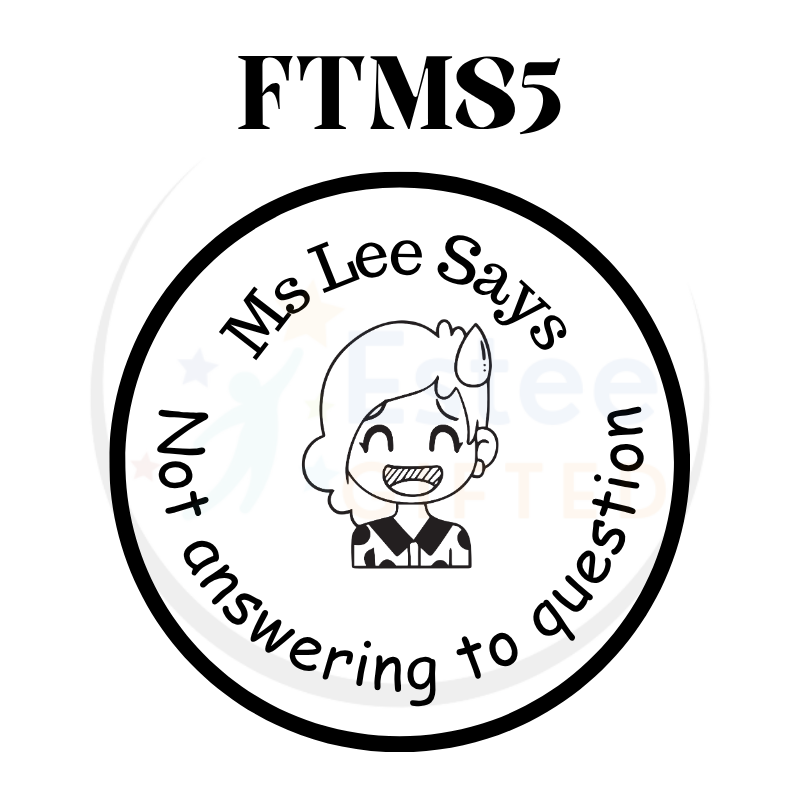 Custom Teacher Marking Stamps for Female Teachers | Expressive & Fun Self-Inking Stamp | 30mm x 28mm | Personalised