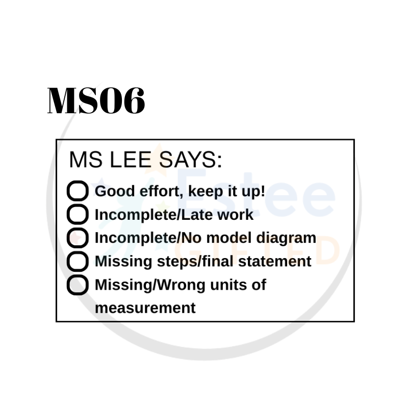 Custom Mathematics Teacher Checklist Stamps – Primary School Marking Tool | Personalised | 54×34mm